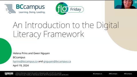 Thumbnail for FLO  Friday: An Introduction to the Digital Literacy Framework (April 19, 2024)