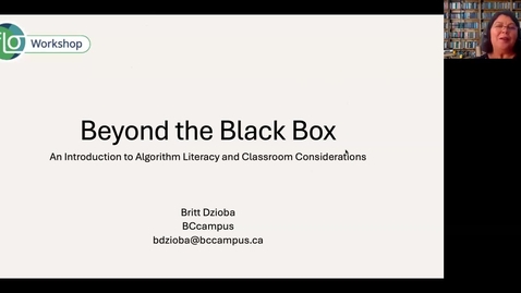 Thumbnail for FLO Workshop: Beyond the Black Box – An Introduction to Algorithm Literacy and Classroom Considerations