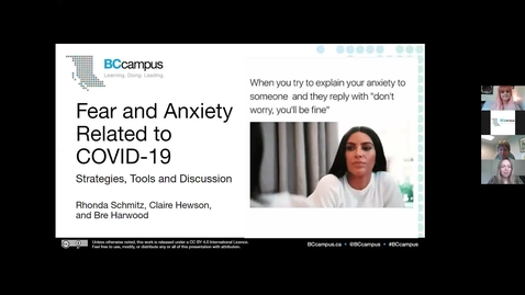 Thumbnail for Fear &amp; Anxiety related to COVID-19 (June 3, 2020)