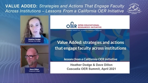Thumbnail for 105 Value Added: Strategies and Actions That Engage Faculty Across Institutions - Lessons From a California OER Initiative