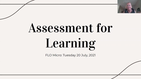 Thumbnail for FLO Alternative and Authentic Assessment: Assessment for Learning