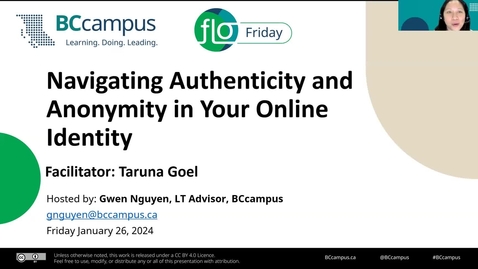 Thumbnail for FLO Friday: Navigating Authenticity and Anonymity in Your Online Identity (Jan. 26, 2024)