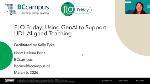 Thumbnail for FLO Friday: Using GenAI to Support UDL-Aligned Teaching