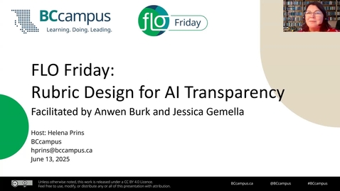 Thumbnail for FLO Friday: Rubric Design for AI Transparency (June 13, 2025)