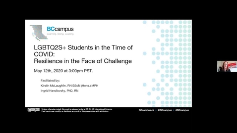 Thumbnail for LGBTQ2S+ Students in the Time of COVID: Resilience in the Face of Challenge (May 12)
