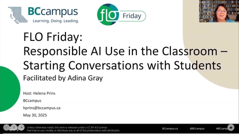 Thumbnail for FLO Friday: Responsible AI Use in the Classroom - Starting Conversations with Students