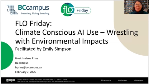 Thumbnail for FLO Friday: Climate Conscious AI Use (Feb. 7, 2025)