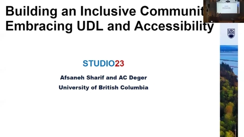 Thumbnail for 103. Studio23 Day 1 - Building an Inclusive Community (Nov 1, 2023)