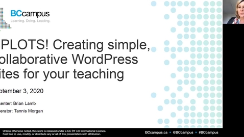 Thumbnail for SPLOTS! Creating simple, collaborative WordPress sites for your teaching