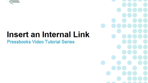 Thumbnail for How to Insert Internal Links
