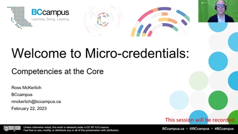 Thumbnail for 1. Opening Remarks: Micro-Credentials: Competencies at the Core (Feb. 22, 2023)
