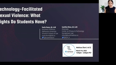 Thumbnail for Technology-Facilitated Sexual Violence: What Rights Do Students Have? (Part 2)