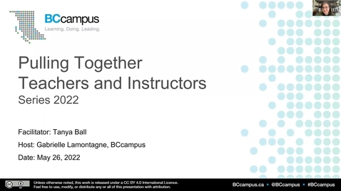 Thumbnail for 2. Pulling Together Teachers and Instructors Series 2022 (May 26, 2022)