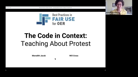 Thumbnail for 210 Code of Best Practices in Fair Use for OER